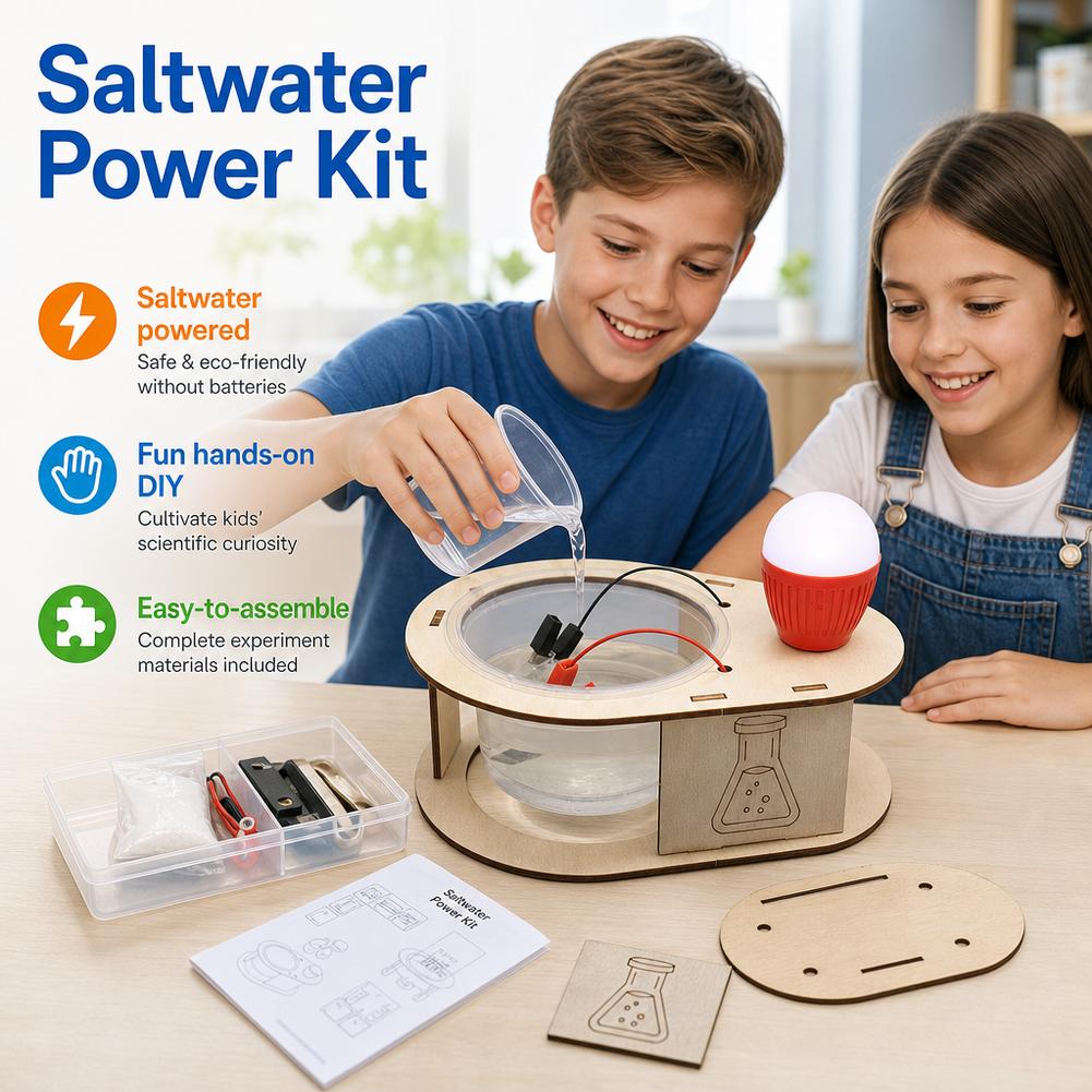 직접 만드는 소금물 발전 LED 조명 STEM 교육용  - Science Kit 리뷰 및 가격