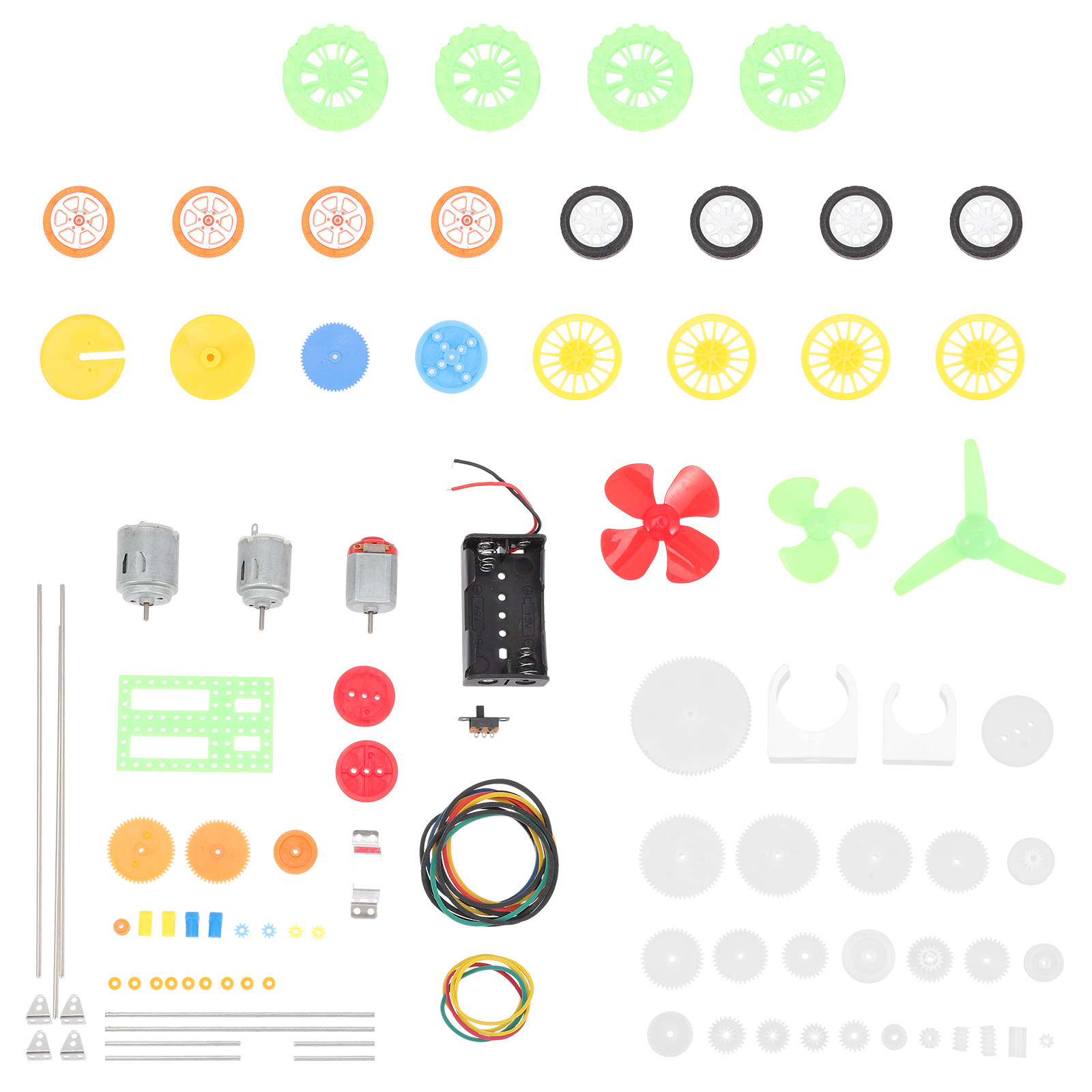 112개 DC 모터 기어 키트, 플라스틱 휠, 전기 모 - Science Kit 리뷰 및 가격
