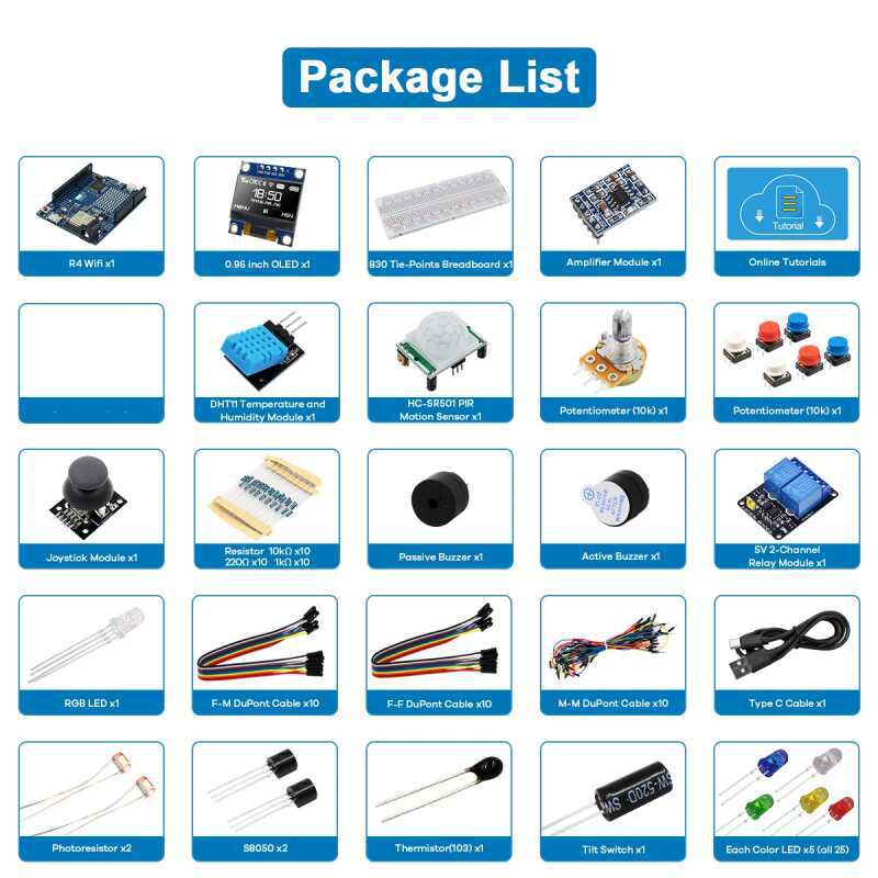 UNO R4 WiFi 호환 개발용 스타터 키트(센서 및 - Science Kit 리뷰 및 가격